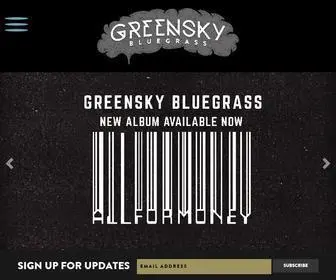 Greenskybluegrass.com(Greensky Bluegrass) Screenshot