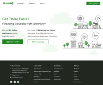 Greenskycredit.com(GreenSky corporate site) Screenshot