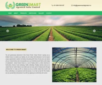 Greensmartagrotech.in(1Welcome to Green Smart Welcome to Optionnidhi) Screenshot