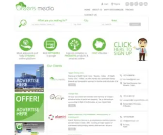 Greensmedia.com(Greens Media) Screenshot