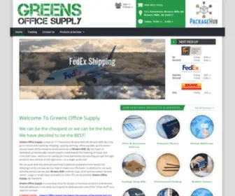 Greensofficesupply.com(Packing, Shipping, Mailing) Screenshot