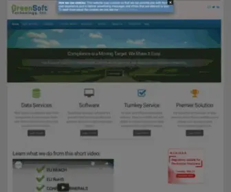 Greensofttech.com(Environmental Compliance Management) Screenshot