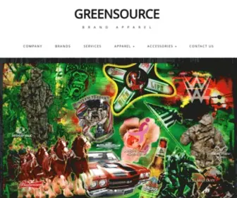 Greensource.com(Greensource Brand Apparel) Screenshot