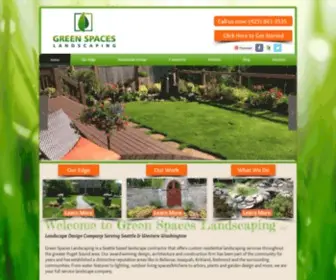 Greenspacesls.com(Green Spaces Landscaping) Screenshot