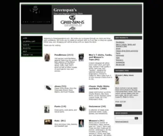 GreenspansStore.com(Greenspan's) Screenshot