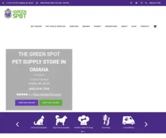 Greenspotomaha.com(Local Pet Food and Supply Store in Omaha) Screenshot