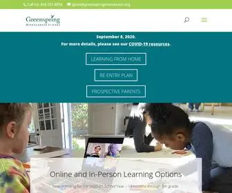 Greenspringmontessori.org(Greenspring Montessori School) Screenshot