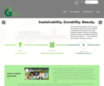 Greensquaredcertified.com(One Industry) Screenshot