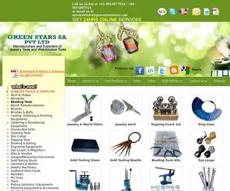 Greenstarssa.net(Jewelry tools) Screenshot