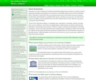 Greenstone.org(Greenstone Digital Library Software) Screenshot