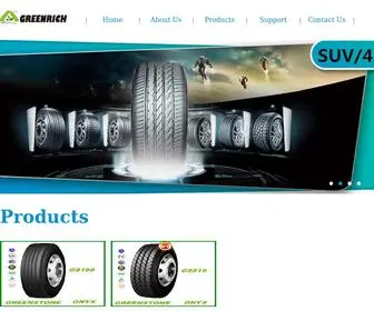 Greenstonetyre.com(QINGDAO GREENRICH INDUSTRY) Screenshot