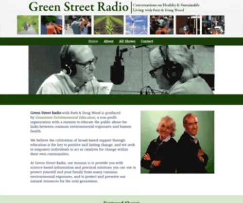 Greenstreetradio.com(Science Based Podcasts) Screenshot