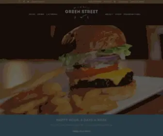Greenstreetrestaurant.com(Green Street Restaurant) Screenshot