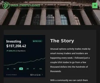 Greenstreetsfinance.com(Green Streets Finance) Screenshot