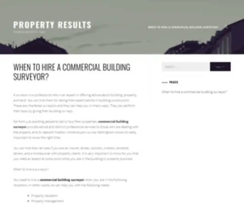 Greensurveyor.co.uk(Property Results) Screenshot