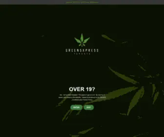 GreensXpress.com(Weed Delivery) Screenshot