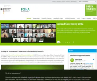 Greentalents.de(Green Talents) Screenshot