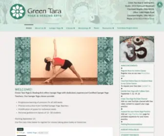 Greentarayoga.com(Green Tara Yoga & Healing Arts) Screenshot