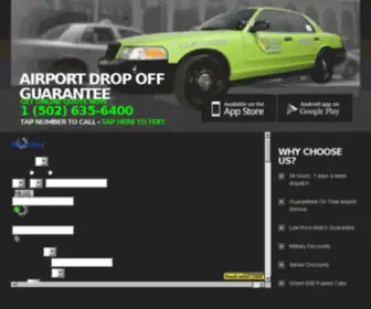 Greentaxicab.com(Green Cab of Louisville) Screenshot