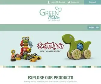 Greenteamdistribution.com(Wholesale Piggy Paint) Screenshot