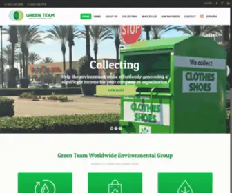 GreenteamWorldwide.com(Green Team Worldwide) Screenshot