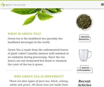 Greenteasource.com(Your Source for Everything Green Tea) Screenshot