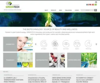 Greentech.fr(Bienvenue sur le site de Greentech) Screenshot