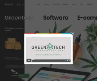 Greentech.software(Turnkey CBD Ecommerce Software Solutions) Screenshot