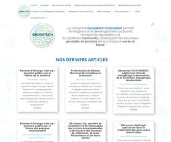 Greentechverte.fr(Greentech Innovation) Screenshot