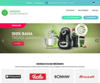 Greentek.ee(Greentek Hulgikaubandus) Screenshot
