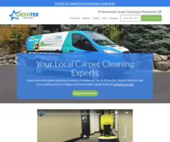 Greentekcarpet.com(Carpet Cleaning in Redmond) Screenshot