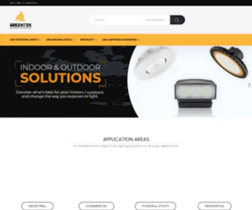 Greentekenergysystems.com(LED Lighting Online Store) Screenshot