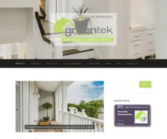 Greentekhomes.com(Sustainable Design) Screenshot