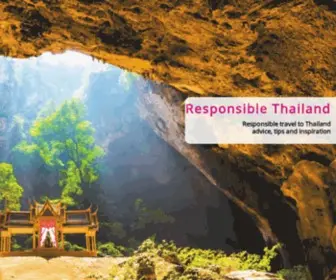 Greenthailand.co.uk(Responsible Thailand) Screenshot