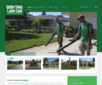 Greenthinglawncare.com(Green Thing Lawn Care) Screenshot