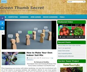 Greenthumbsecret.com(Green Thumb Secret) Screenshot