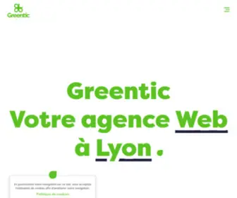 Greentic.net(Création de site internet Lyon) Screenshot