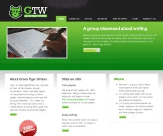 Greentigerwriters.info(Write termpapers) Screenshot