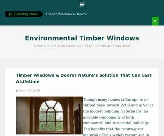 Greentimber.net(Environmental Timber Windows) Screenshot