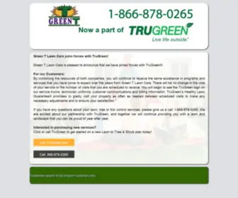 Greentlawn.com(Green T Lawn Care St) Screenshot