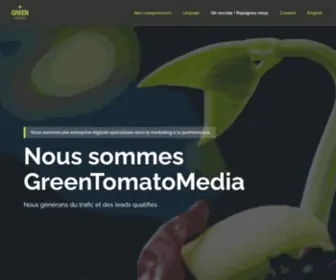 Greentomatomedia.com(Société web SEO en forte croissance en Asie) Screenshot