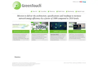 Greentouch.org(GreenTouch) Screenshot