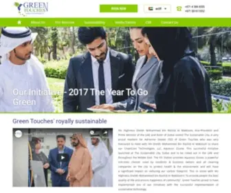 Greentouches-Uae.com(Green Touches strives for a greener and healthier way of living) Screenshot