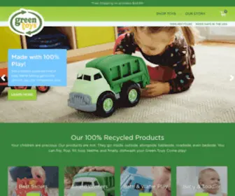 Greentoys.com(100% recycled goodness) Screenshot
