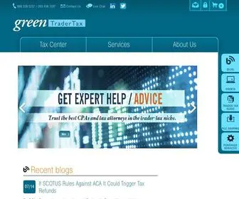 Greentradertax.com(Green Trader Tax) Screenshot