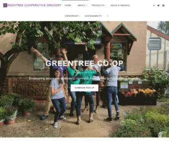 Greentree.coop(Empowering people and celebrating community through food and cooperative principles) Screenshot