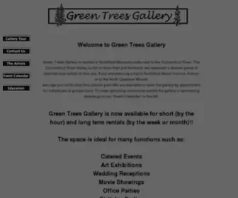 Greentreesgallery.com(Gallery of Fine Art and Beautifully Crafted Gifts) Screenshot