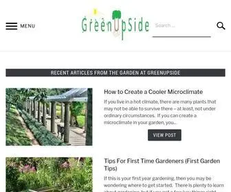 Greenupside.com(The Upside Of A Green Garden) Screenshot