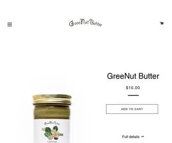 Greenutbutter.com(GreeNut Butter) Screenshot