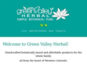 Greenvalleyherbal.com(Green Valley Herbal) Screenshot